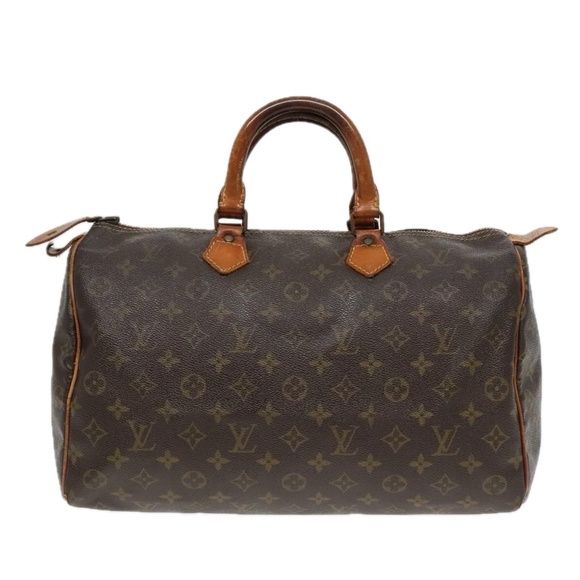 LOUIS VUITTON Monogram Speedy 35 Hand Bag M41524 LV Auth 92351 - Picture 13 of 16
